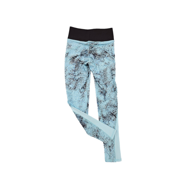 NUX Leggings Small Blue Black Snake Print - Picture 8 of 10